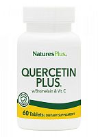 Quercetin Plus Кварцетин бромелаин 60 таблеток (NaturesPlus)
