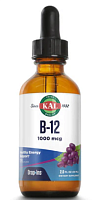 B-12 DropIns 1000 мкг виноград 59 мл (KAL)