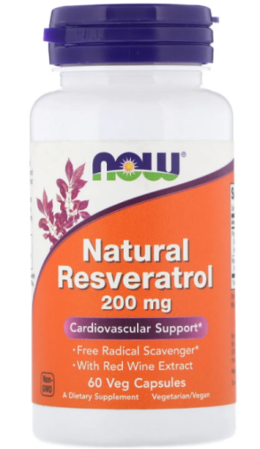 Natural Resveratrol 200 mg 60 капс - Ресвератрол (NOW) Natural Resveratrol 200 mg 60 капс - Ресвератрол (NOW)