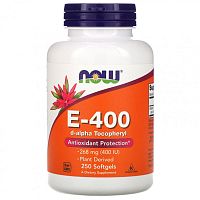 Vitamin E-400 DA (витамин E-400 D-альфа токоферолы) 268 мг (400 МЕ) 250 гелевых капсул