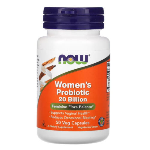 Women's Probiotic (Женские пробиотики) 20 млрд 50 капсул (NOW) Women's Probiotic (Женские пробиотики) 20 млрд 50 капсул (NOW)