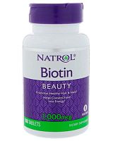 Biotin 1000 мкг 100 табл (Natrol)