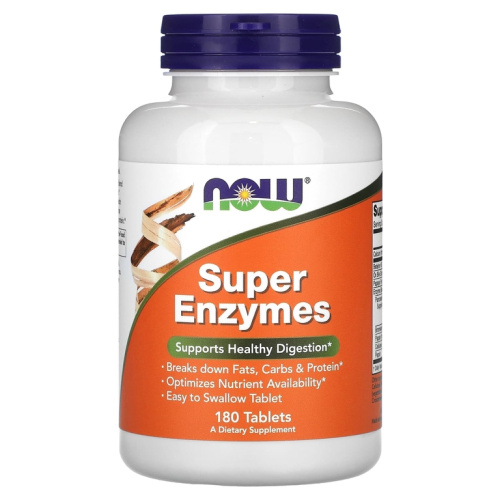 Super Enzymes (Суперферменты) 180 таблеток (NOW) Super Enzymes (Суперферменты) 180 таблеток (NOW)