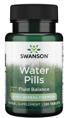 Water Pills (Способствует балансу жидкости) 120 таблеток (Swanson) СРОК ГОДНОСТИ 11/2024 Water Pills (Способствует балансу жидкости) 120 таблеток (Swanson) СРОК ГОДНОСТИ 11/2024