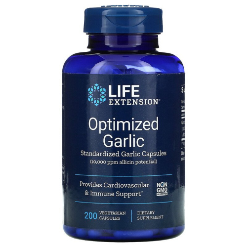 Optimized Garlic (экстракт чеснока) 200 вегетарианских капсул (Life Extension) Optimized Garlic (экстракт чеснока) 200 вегетарианских капсул (Life Extension)