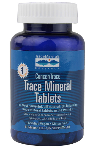 Tablets (Таблетки с микроэлементами) 90 таблеток (Trace Minerals) СРОК ГОДНОСТИ 12/2024