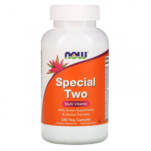 Special Two (мультивитамины) 240 вег капсул (NOW) Special Two (мультивитамины) 240 вег капсул (NOW)