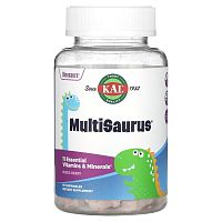 Multisaurus ягодное ассорти 60 жевательных таблеток (KAL)
