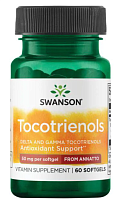 Tocotrienols (Токотриенолы от Annatto) 50 мг 60 капсул (Swanson)