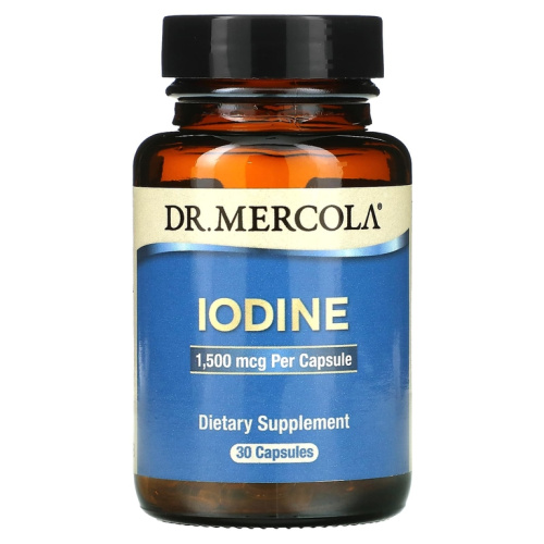 Iodine (йод) 15 мг 30 капсул (Dr. Mercola) Iodine (йод) 15 мг 30 капсул (Dr. Mercola)