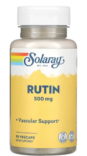 Rutin (Рутин) 500 мг 90 вег капсул (Solaray) Rutin (Рутин) 500 мг 90 вег капсул (Solaray)
