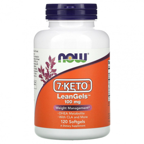 7-Keto LeanGels 100 мг 120 мягких желатиновых капсул (NOW) 7-Keto LeanGels 100 мг 120 мягких желатиновых капсул (NOW)