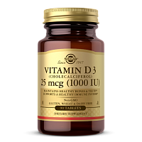 Vitamin D3 (Витамин D3) 1000 ME 25 мг  90 табл (Solgar)