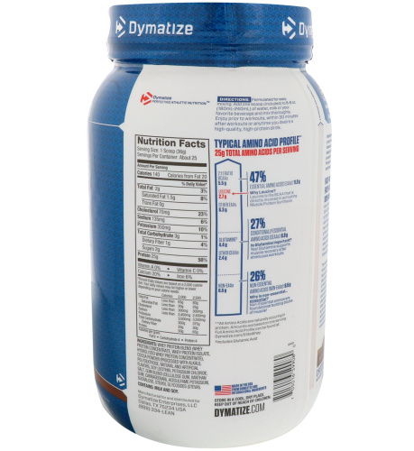 Elite100 % Whey Protein 920 гр (Dymatize) фото 2