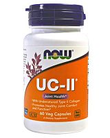 UC-II (неденатурированный коллаген типа II) 60 вег капсул (NOW)