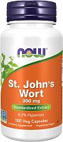 St. John's Wort (Зверобой) 300 мг 100 вег капсул (NOW)