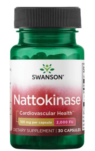 Nattokinase 2000 FU (Наттокиназа) 100 мг 30 капсул (Swanson) Nattokinase 2000 FU (Наттокиназа) 100 мг 30 капсул (Swanson)