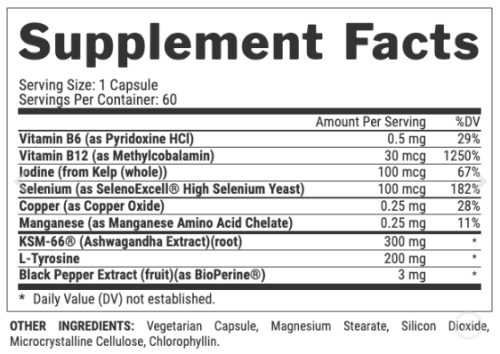 Lipo-6 Black Thyrolean 60 капсул (Nutrex) фото 2