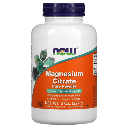Magnesium Citrate Pure Powder 227 грамм (NOW) Magnesium Citrate Pure Powder 227 грамм (NOW)
