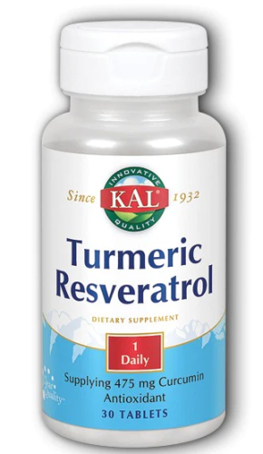 Turmeric Resveratrol (Куркума ресвератрол) 30 таблеток (KAL) Turmeric Resveratrol (Куркума ресвератрол) 30 таблеток (KAL)