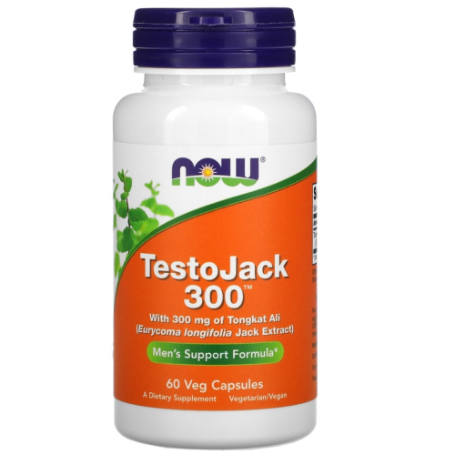 TestoJack 300 мг 60 вегетарианских капсул (NOW) TestoJack 300 мг 60 вегетарианских капсул (NOW)