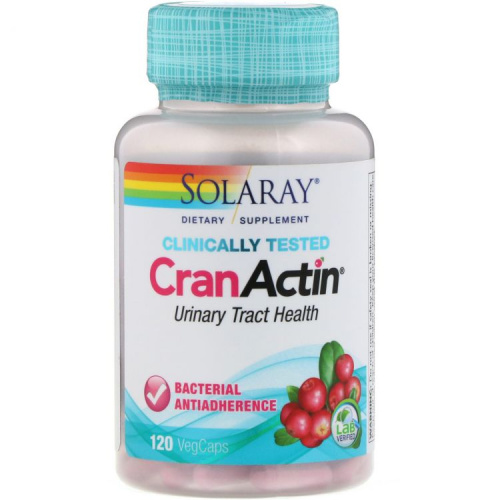 CranActin (экстракт клюквы) 120 вег. капсул (Solaray) CranActin (экстракт клюквы) 120 вег. капсул (Solaray)
