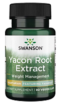 Yacon Root Extract Swanson Yacon Root Extract (экстракт корня якона) 100 мг 90 капсул (Swanson) срок до 08/25