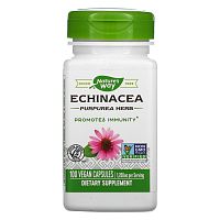 Echinacea Purpurea Herb (эхинацея пурпурная) 400 мг 100 веганских капсул (Nature's Way)