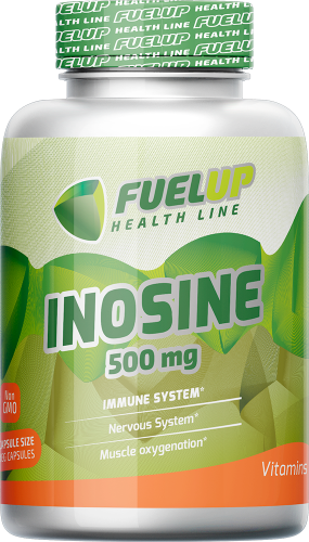 Inosine (Инозин) 500 мг 100 капсул (Fuelup) Inosine (Инозин) 500 мг 100 капсул (Fuelup)
