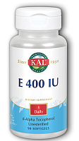 E 400 МЕ 90 мягких капсул (KAL)