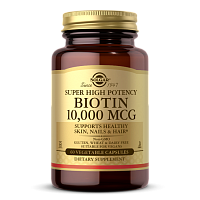 Biotin (Биотин) 10000 мкг 60 вег. капсул (Solgar)