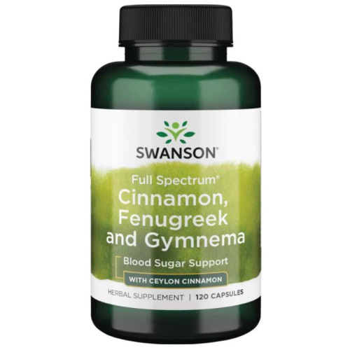 Cinnamon Fenugreek and Gymnema 120 капсул (Swanson) Cinnamon Fenugreek and Gymnema 120 капсул (Swanson)