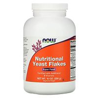 Nutritional Yeast Flakes (Пищевые дрожжи в хлопьях) 284 гр (NOW)