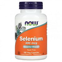 Selenium (селен) 200 мкг 180 вег капсул (NOW)