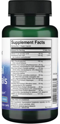Adrenal Essentials (Основы надпочечников) 60 вег капсул (Swanson) фото 2 Adrenal Essentials (Основы надпочечников) 60 вег капсул (Swanson) фото 2