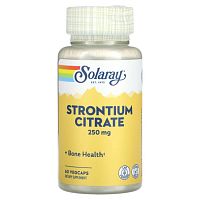 Strontium Citrate (Цитрат стронция) 250 мг 60 капсул (Solaray)