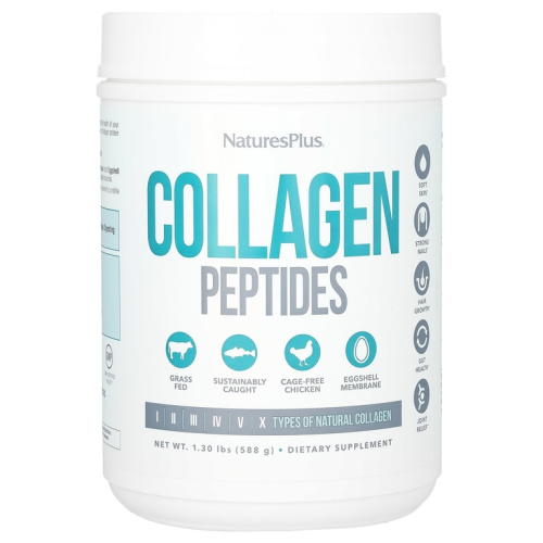 Collagen Peptides (пептиды коллагена) 588 г (NaturesPlus) Collagen Peptides (пептиды коллагена) 588 г (NaturesPlus)