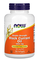Black Currant Oil (Масло черной смородины) 1000 мг 100 softgel (NOW) СРОК ГОДНОСТИ 11/2024