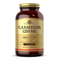 Flaxseed Oil (льняное масло) 1250 мг 100 капсул (Solgar)