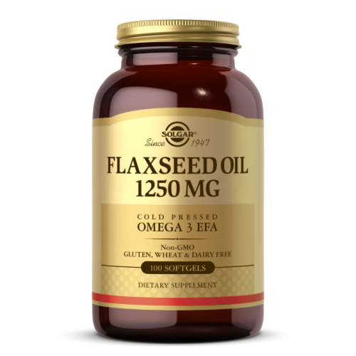 Flaxseed Oil (льняное масло) 1250 мг 100 капсул (Solgar)