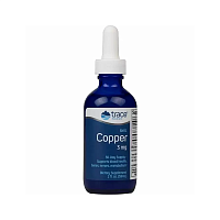 Liquid Ionic Copper 2 oz (медь, 59 мл) (Trace Minerals)