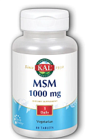 MSM (МСМ) 1000 мг 80 таблеток (KAL)