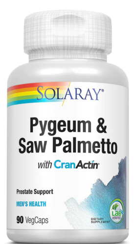 Pygeum & Saw Palmetto с CranActin 90 капсул (Solaray) Pygeum & Saw Palmetto с CranActin 90 капсул (Solaray)