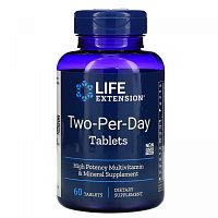 Two-Per-Day Multivitamin 60 табл (Life Extension)