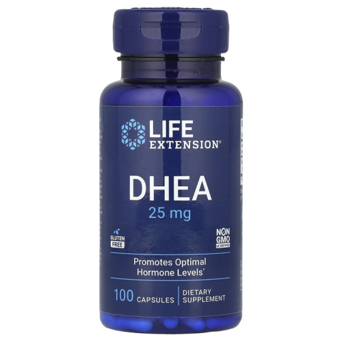 DHEA (ДГЭА) 25 мг 100 капсул (Life Extension)