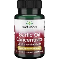 Garlic Oil Concentrate (концентрат чесночного масла) 500 мг 250 капсул (Swanson)