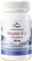 Vitamin B-2 (Riboflavin) 100 мг 100 капсул (Norway Nature)
