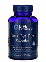 Two-Per-Day Multivitamin 60 капсул (Life Extension)