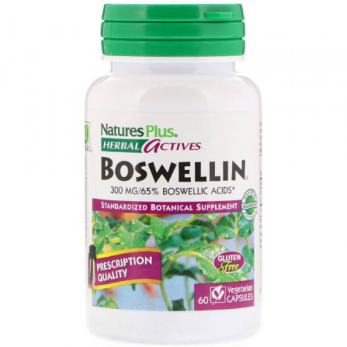 Boswellin 300 мг 60 капсул (Natures Plus) срок годности до 06/25