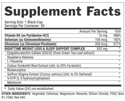 Lipo-6 Black Ultra Concentrate Nighttime 30 капсул (Nutrex) фото 2 Lipo-6 Black Ultra Concentrate Nighttime 30 капсул (Nutrex) фото 2